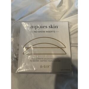 New Nippies Skin, No-Show Inserts Silicone, Non-Adhesive, Size D+, Caramel Color